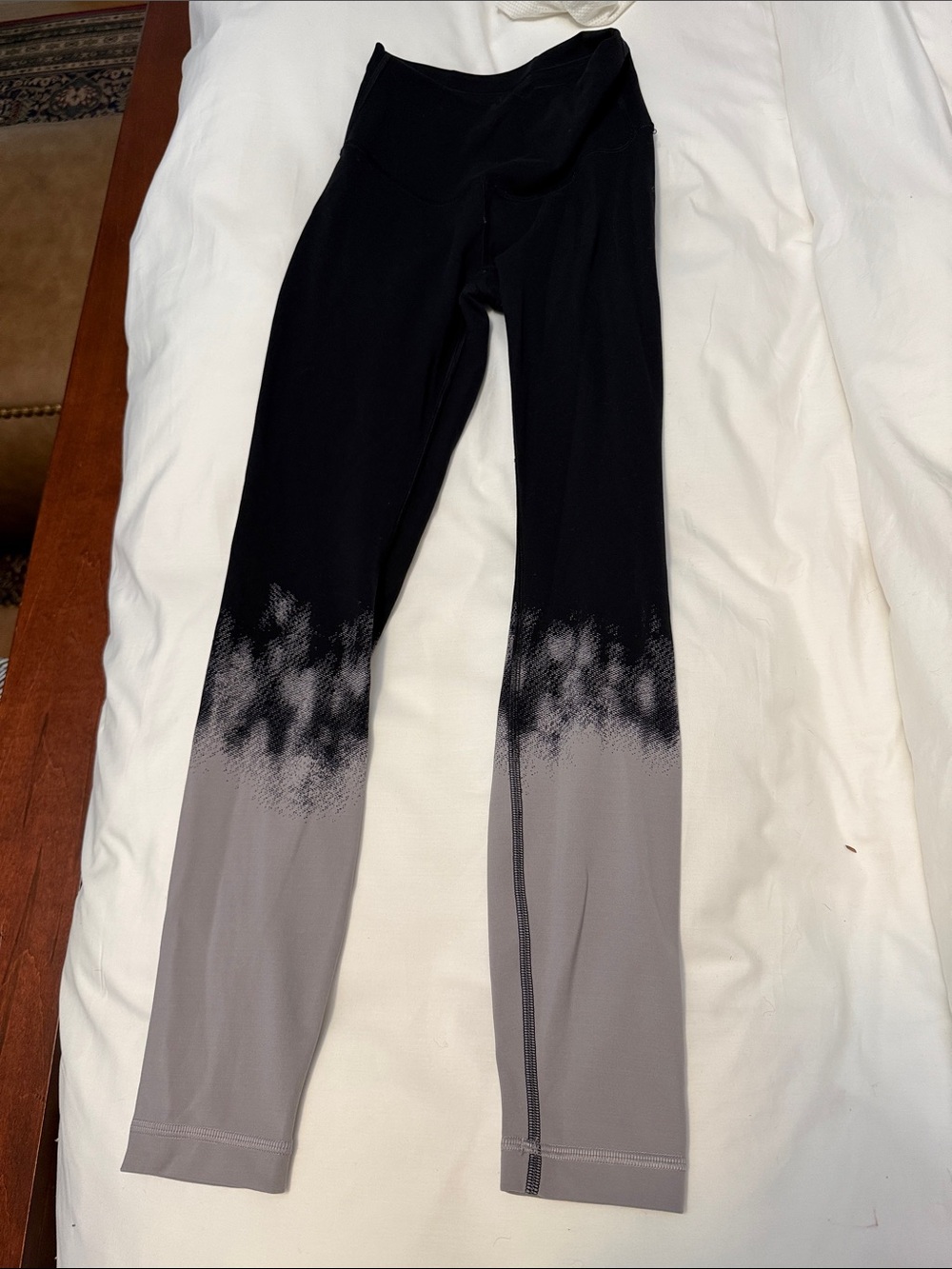 lululemon athletica Black and Gray Ombre Kids Leggings